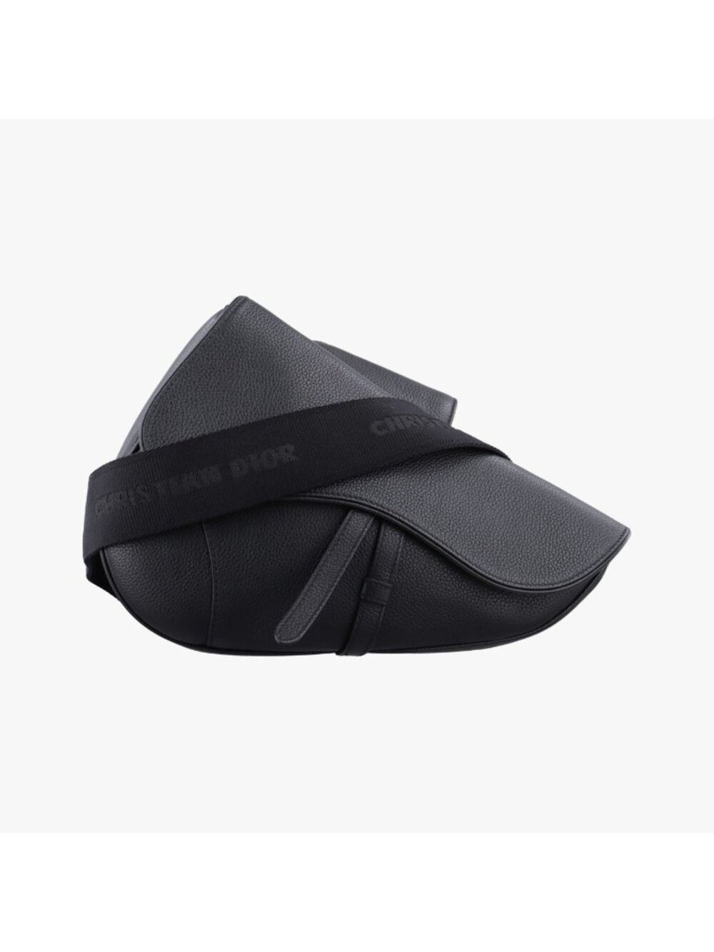 Dior Saddle Black Leather Shoulder Bag